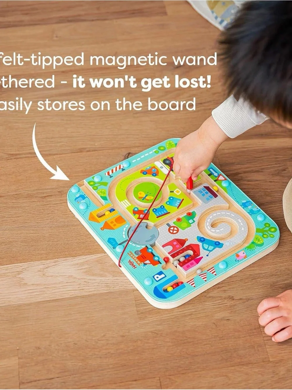 HABA Magnetic Town Maze Busy Board